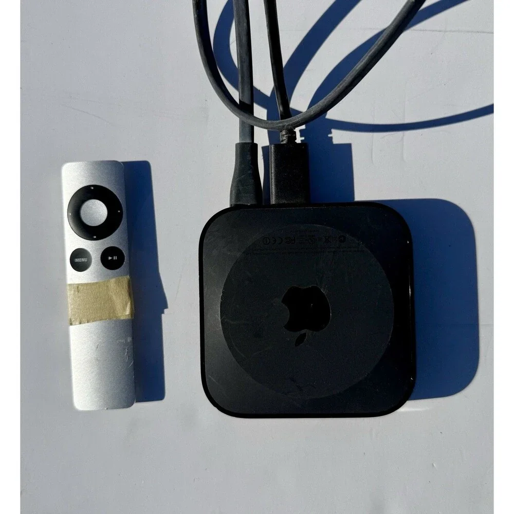 Apple TV Black 3rd Gen With Remote A1469 | Tested